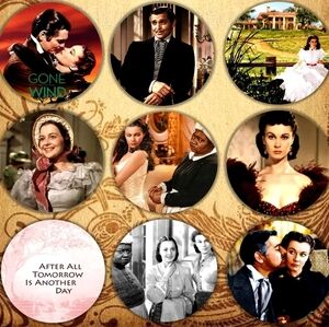 Gone With The Wind Movie Buttons Scarlett O'Hara